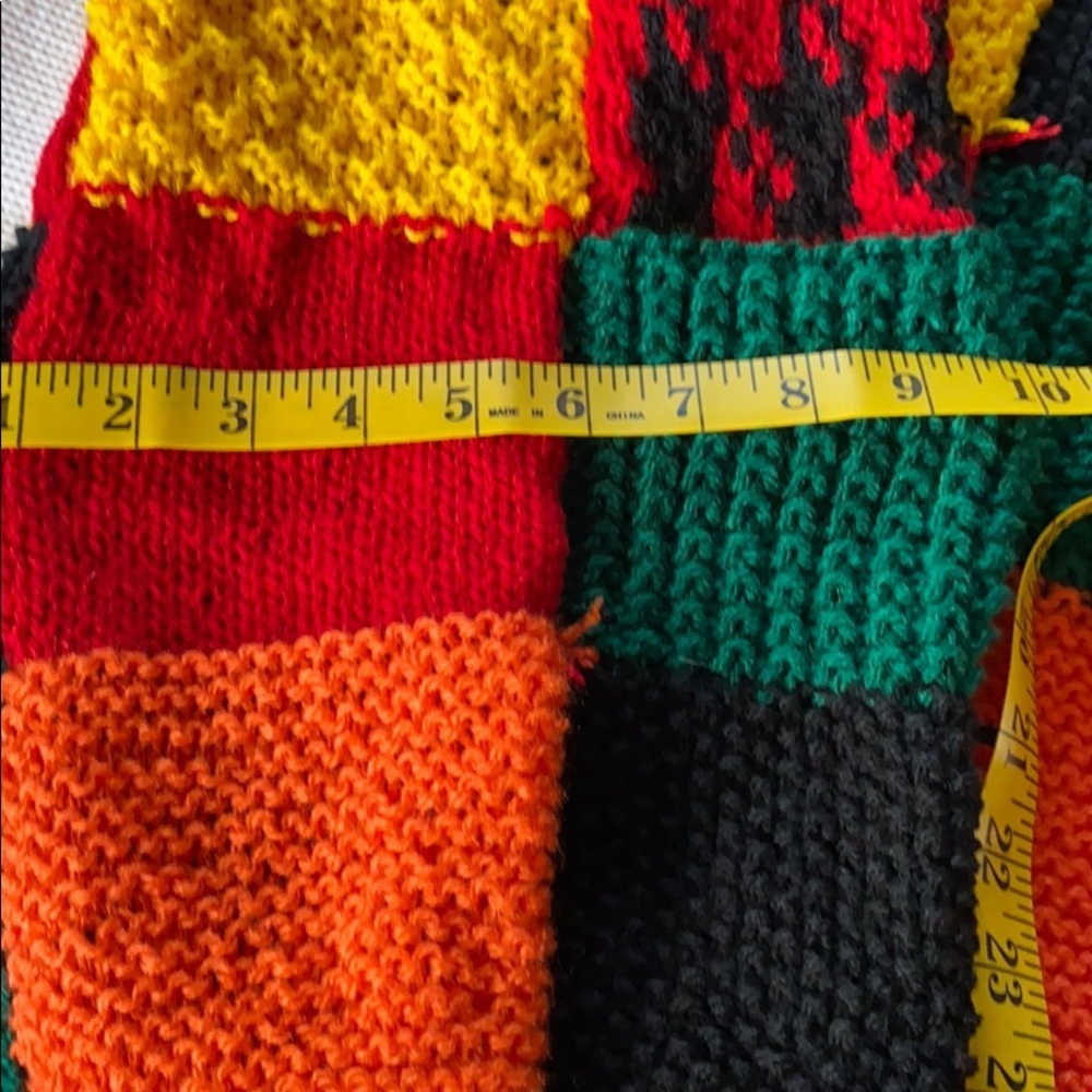 Harry Styles Handmade Multicolored patchwork cardigan inspired by J W - Picture 10 of 12